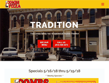 Tablet Screenshot of combspizza.net